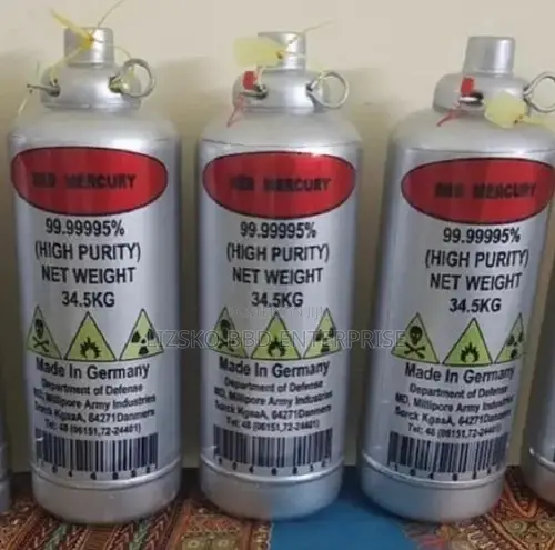 99.9% Pure Silver Mercury for Sale