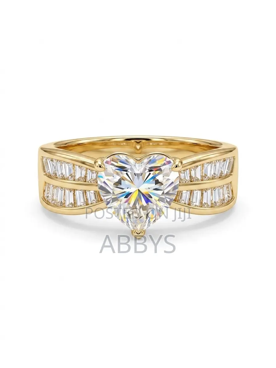 High Quality Love Cut Promise/Engagement Ring