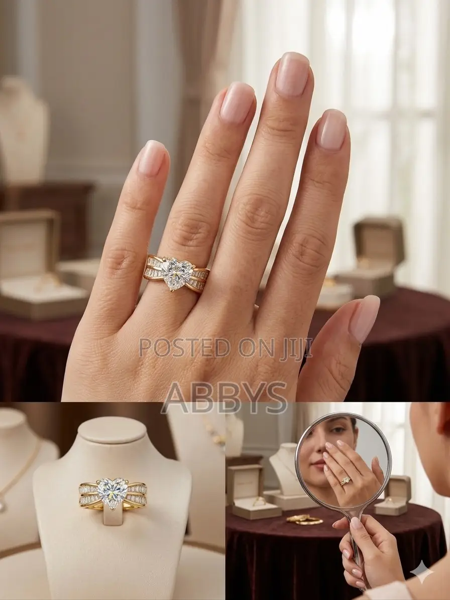 High Quality Love Cut Promise/Engagement Ring