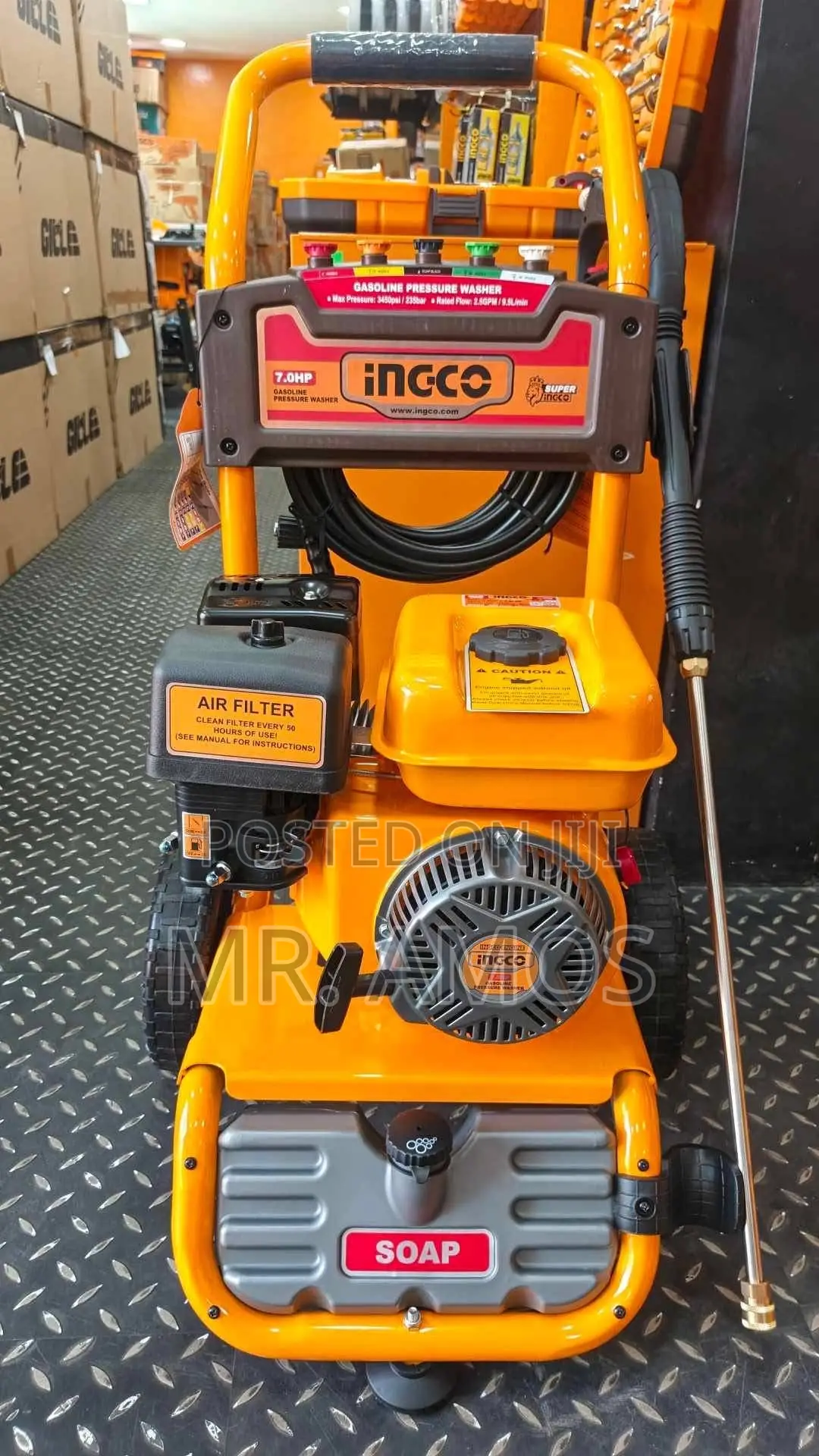 7hp Gasoline Pressure Washer With 3100psi Pressure- Ghpw2003