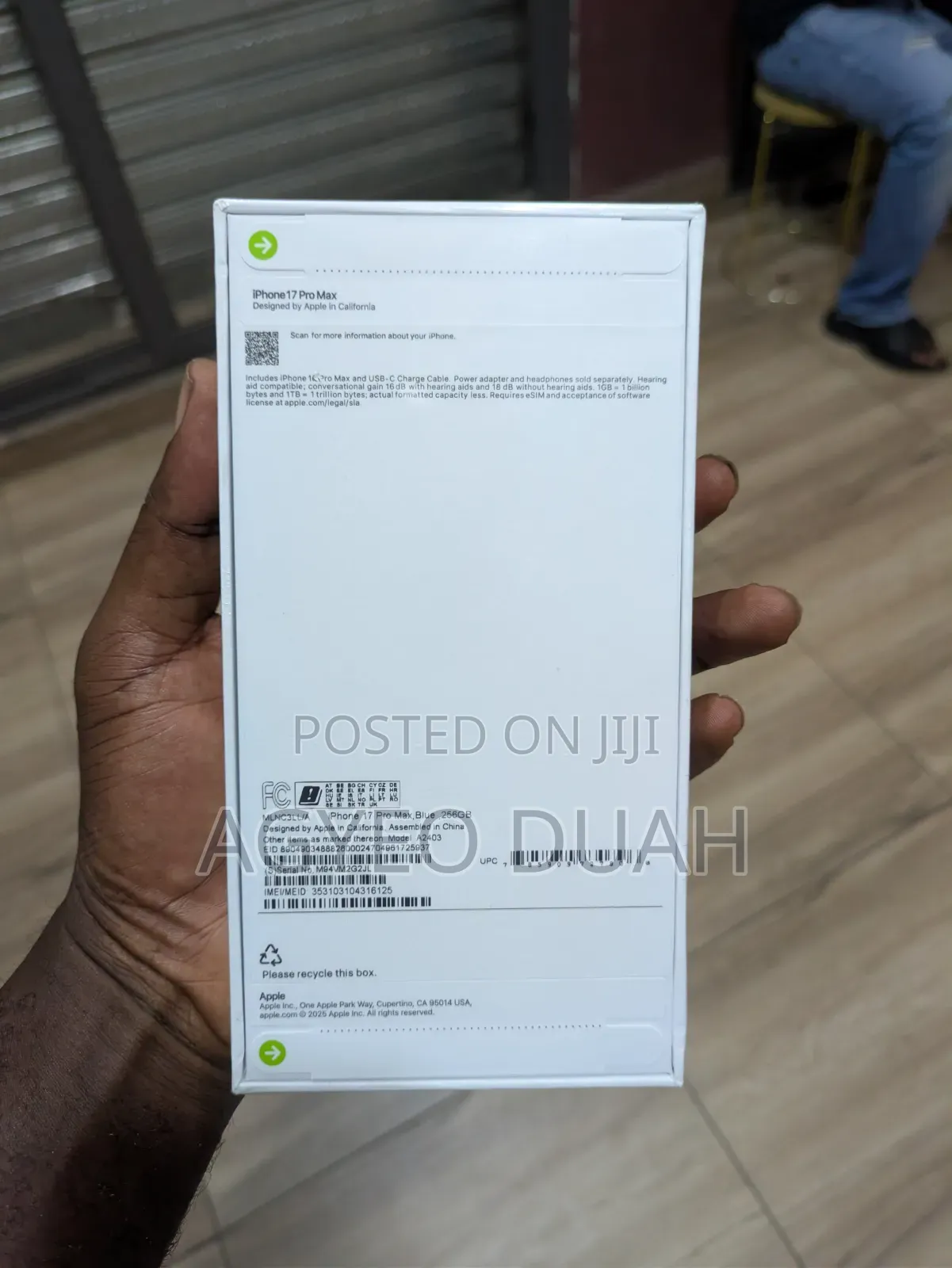 New Apple iPhone 17 Pro Max 256 GB Blue