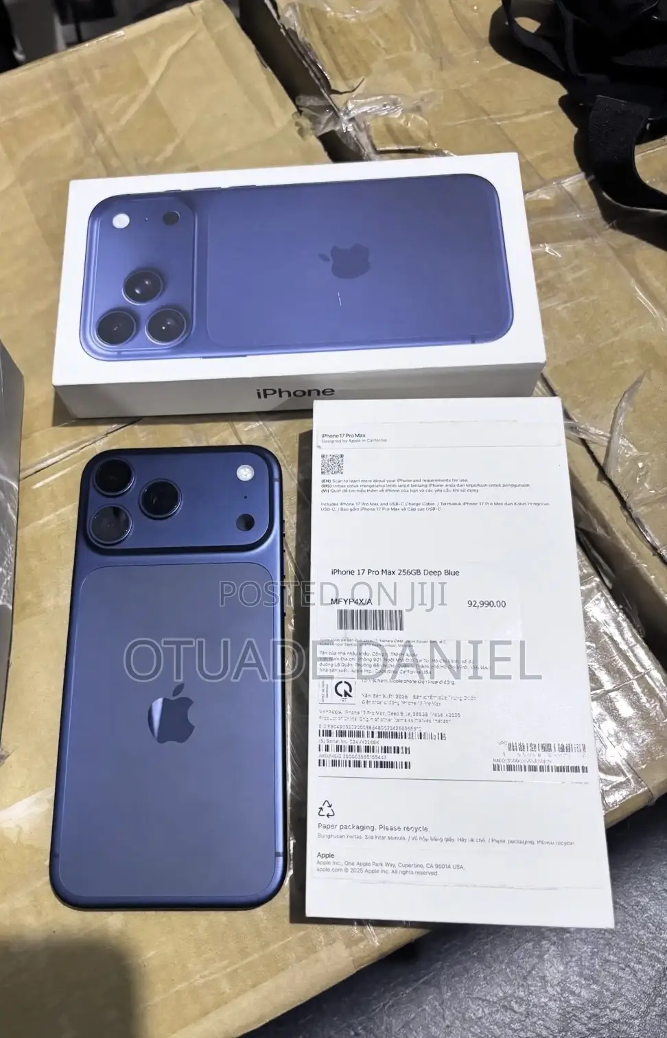 Apple iPhone 17 Pro Max 256 GB Blue