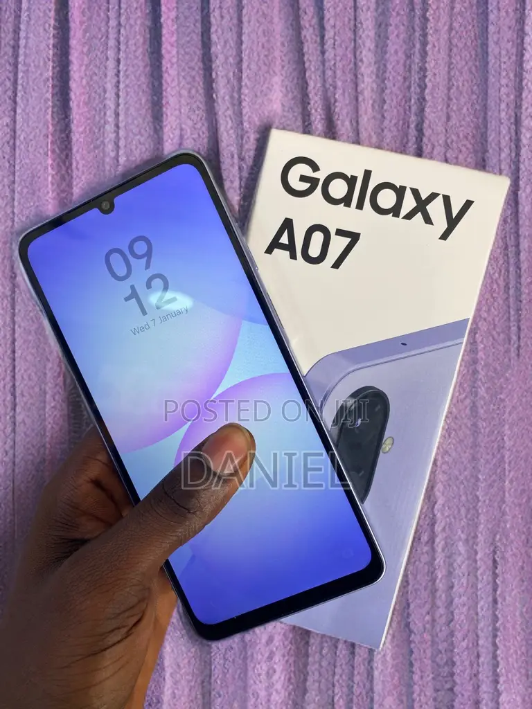 New Samsung Galaxy A07 4G 64 GB Black