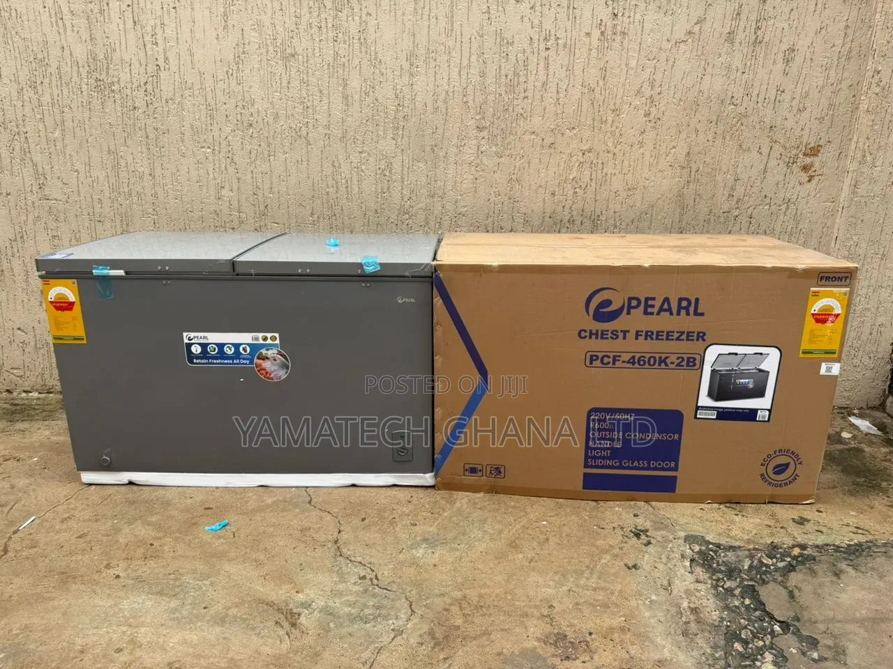 Fast Cooling and Freezing Pearl 350 Litre Double Door Chest Freezer