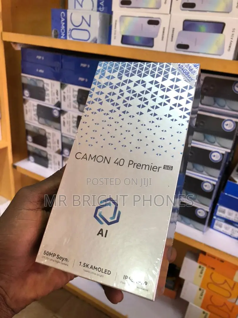 New Tecno Camon 40 Premier 256 GB Black