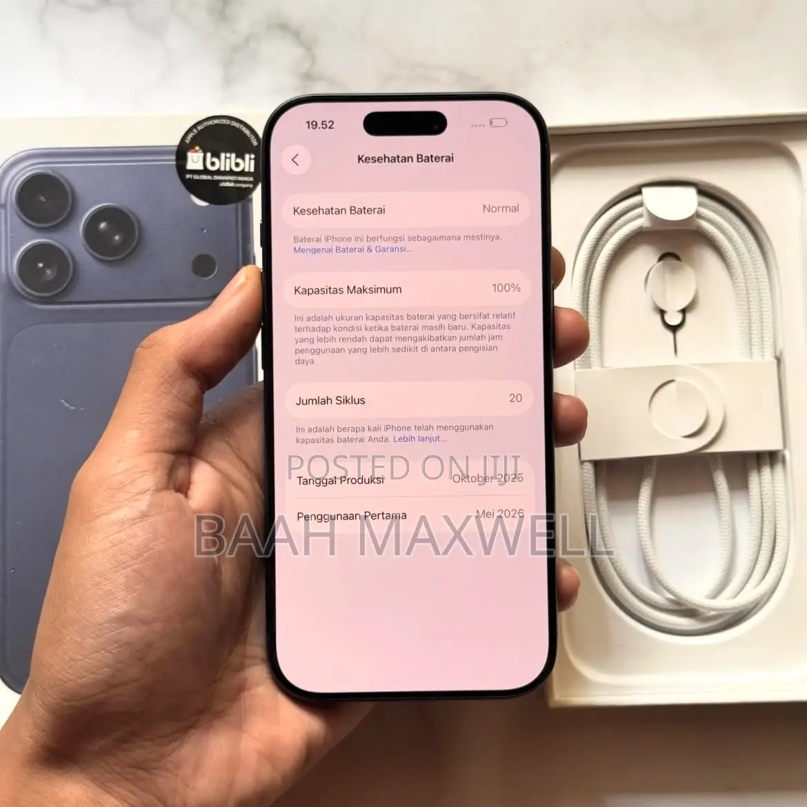 Apple iPhone 17 Pro Max 256 GB Blue