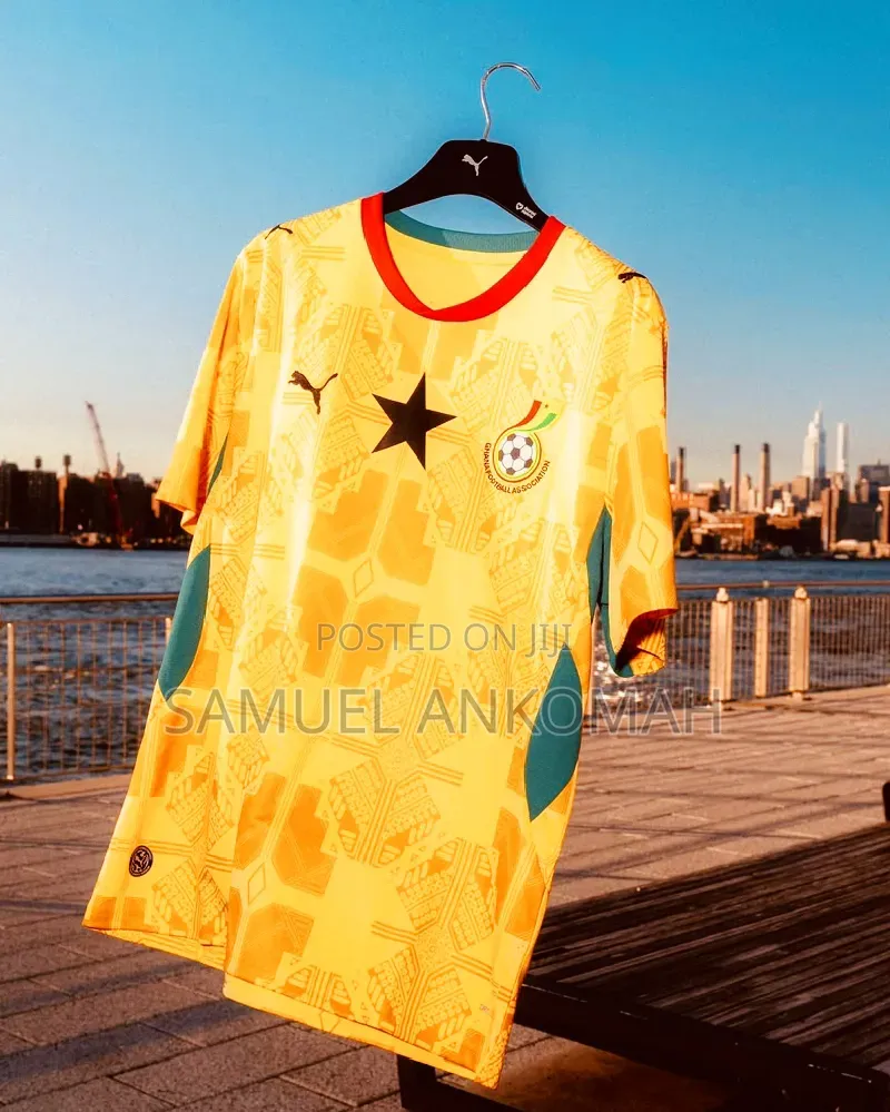 New Ghana Away Jersey 2026 – Vibrant Yellow Edition