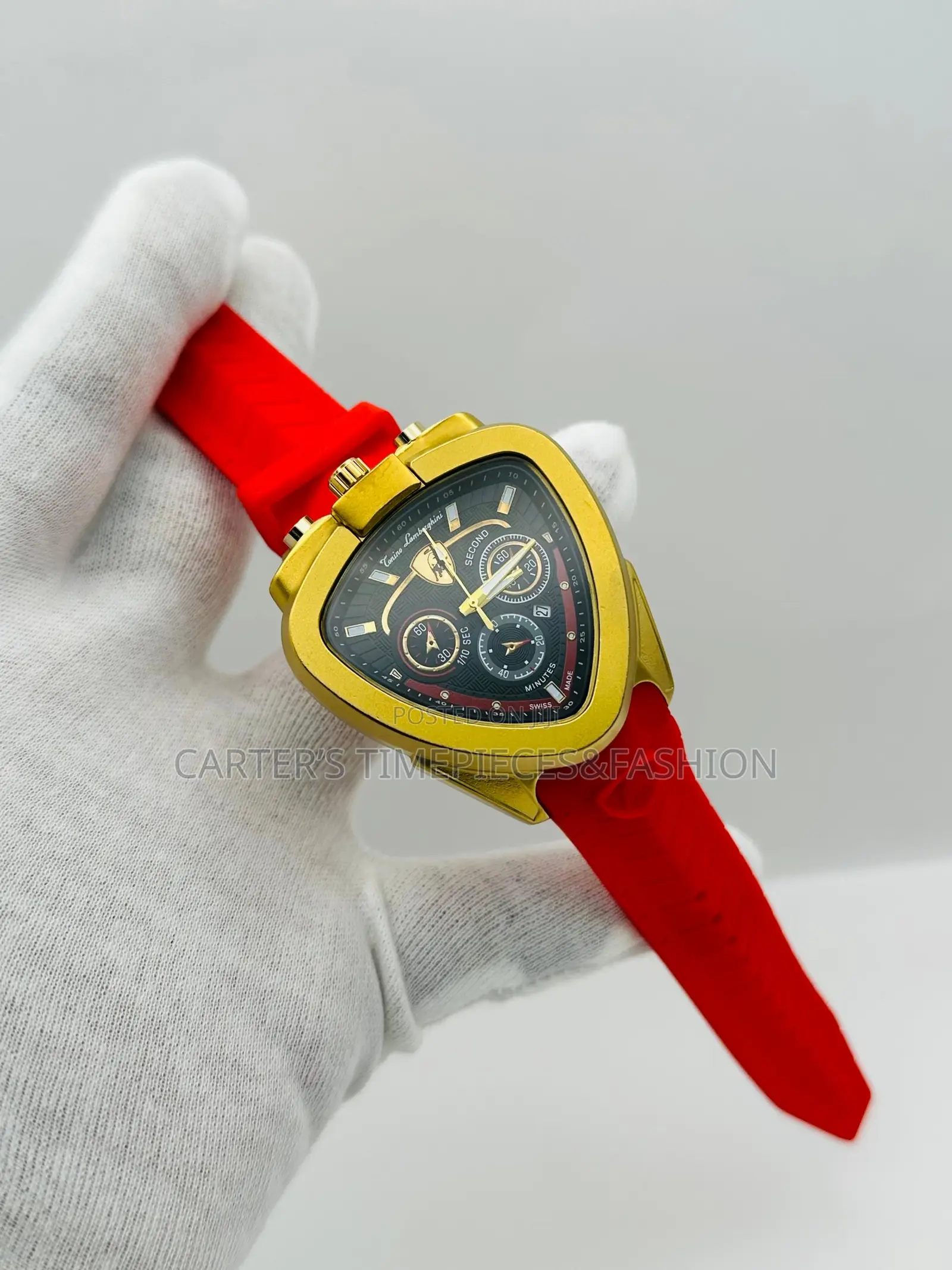 Tonino Lamborghini Rubber Strap Watch