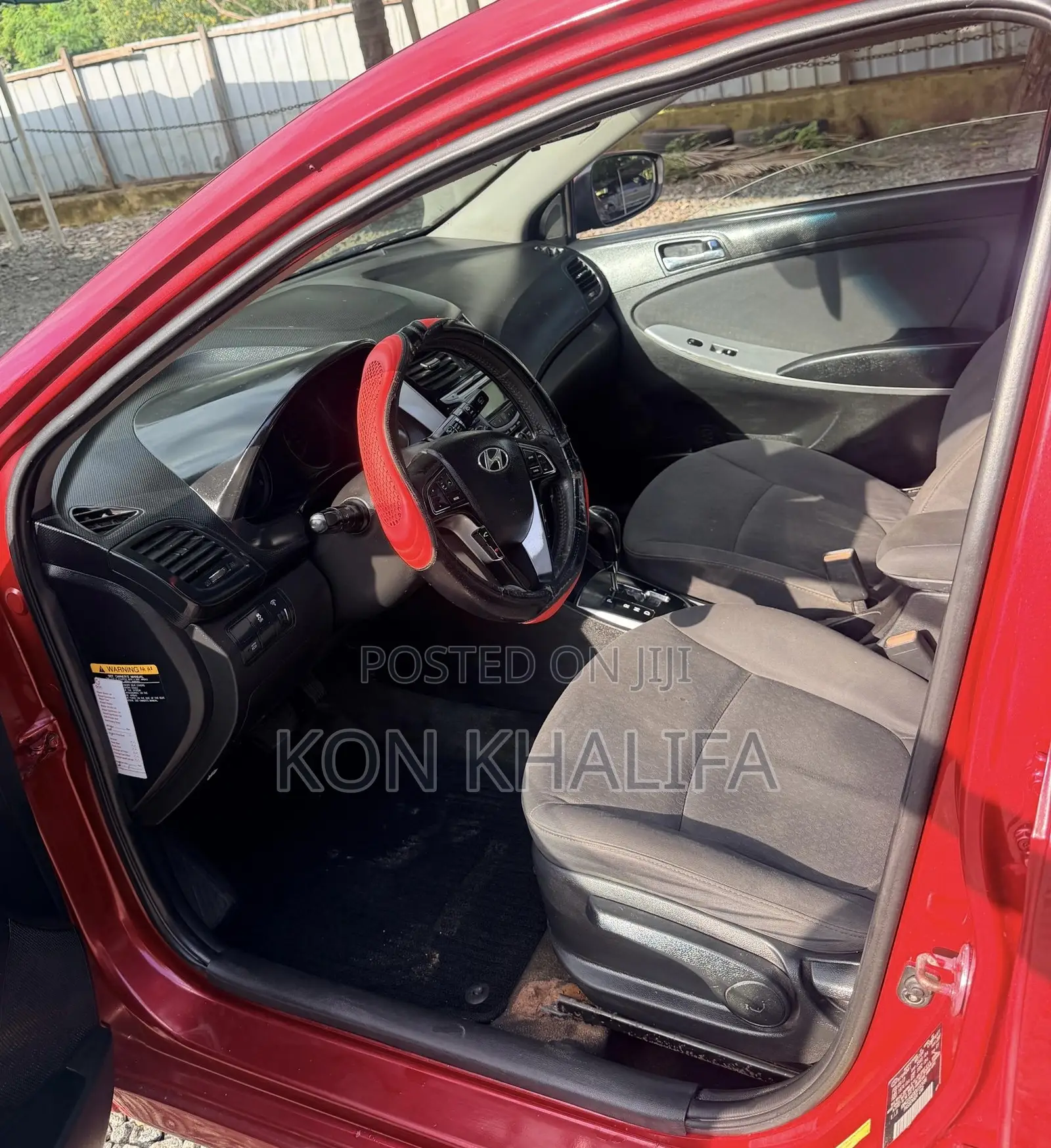 Hyundai Accent 2016 Red