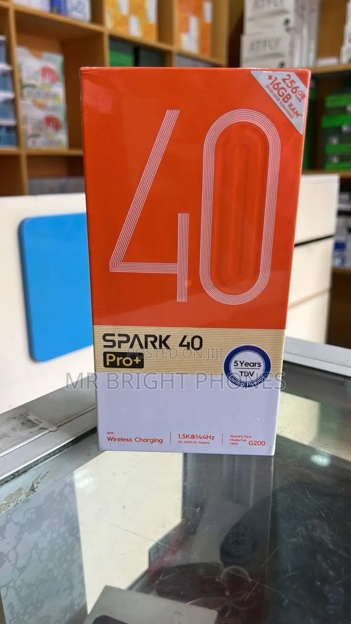 New Tecno Spark 40 Pro+ 256 GB Gray