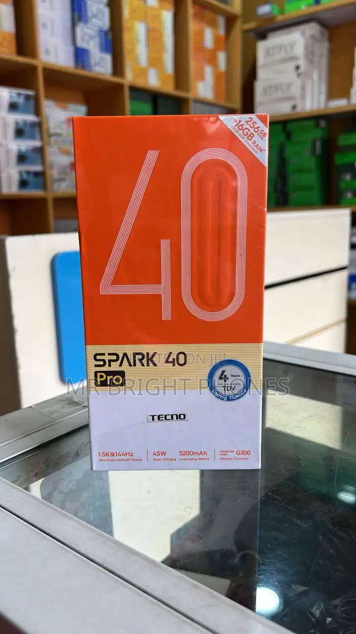 New Tecno Spark 40 Pro+ 256 GB Gray