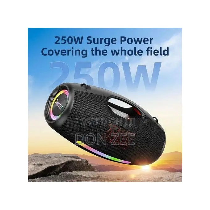 Zealot S89 Bluetooth Speaker 250 W With Solid Bass RGB Lights 48000 Ma