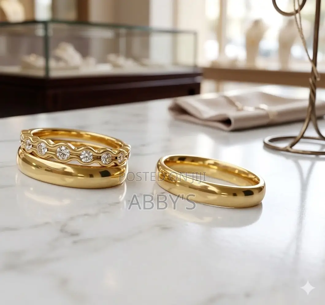 Stunning 3pcs Couple Wedding Ring