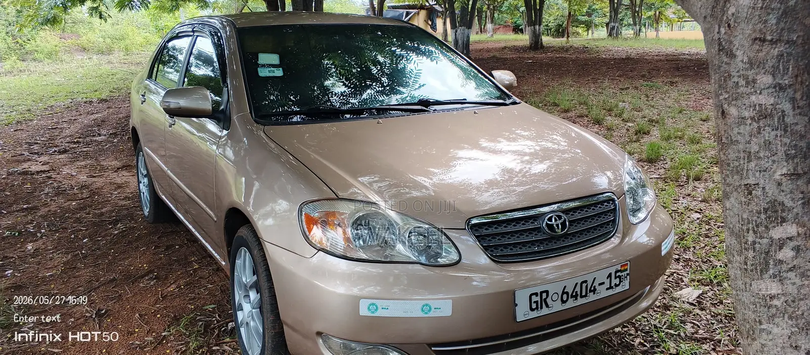 Toyota Corolla S 2007 Gold
