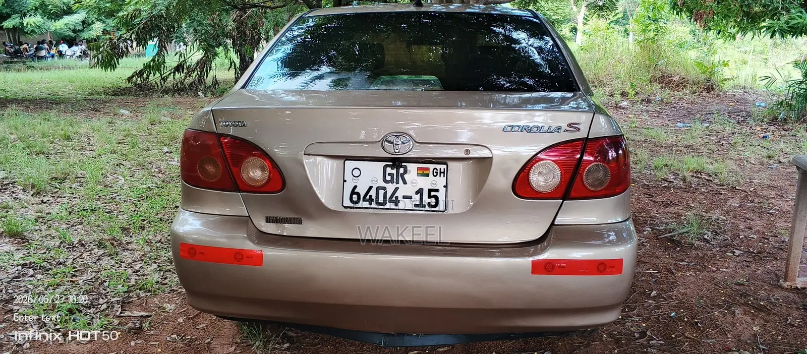 Toyota Corolla S 2007 Gold