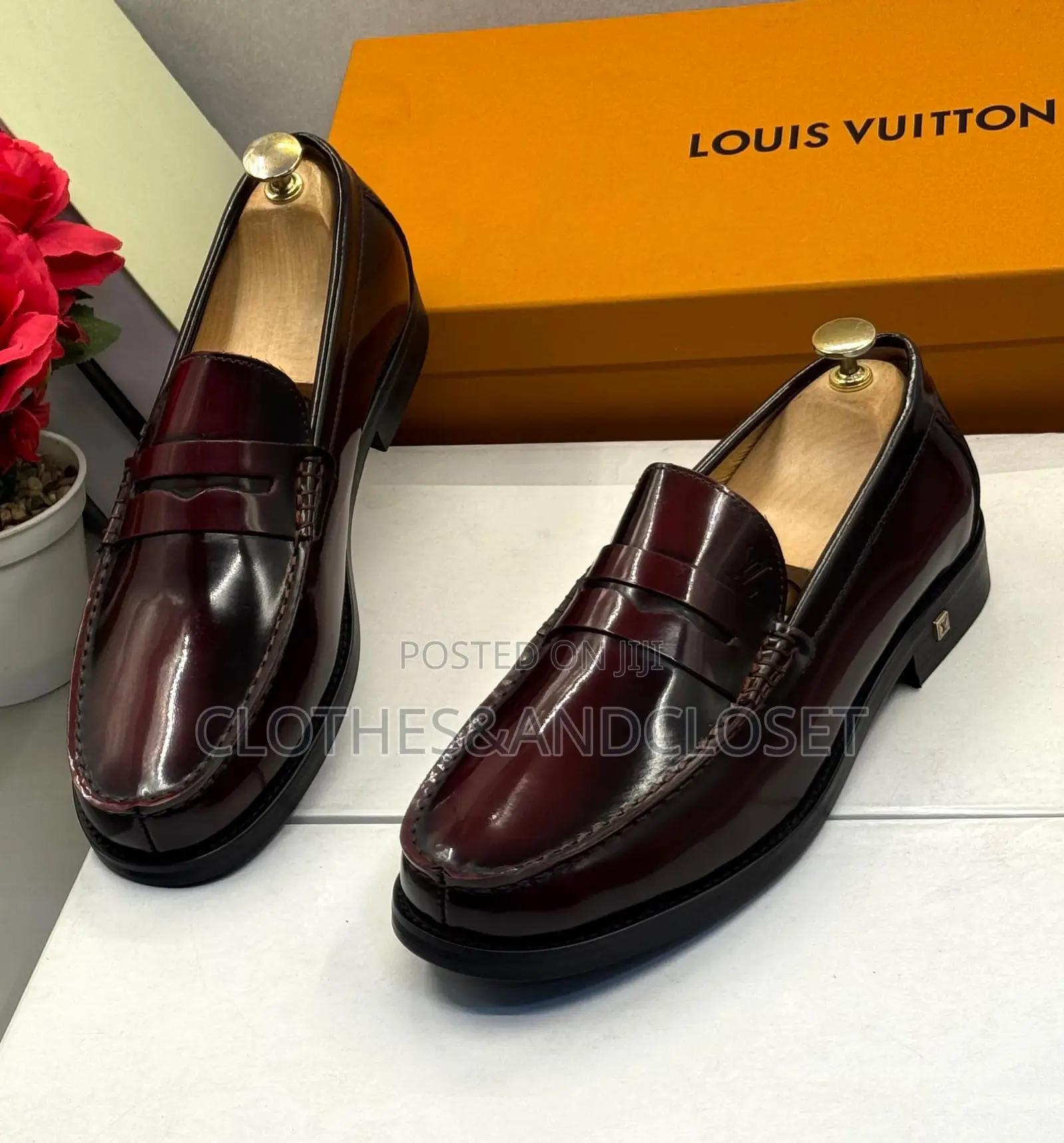 Louis Vuitton Loafers Are Crafted From a Deep Burgundy