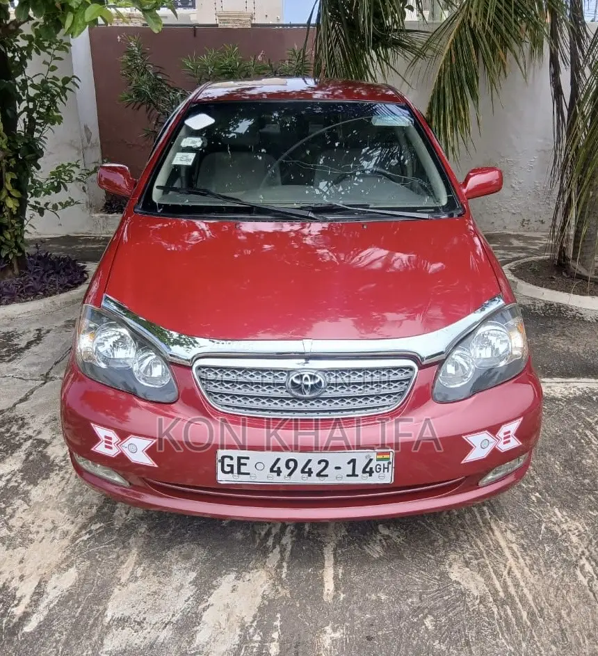 Toyota Corolla 2006 Red