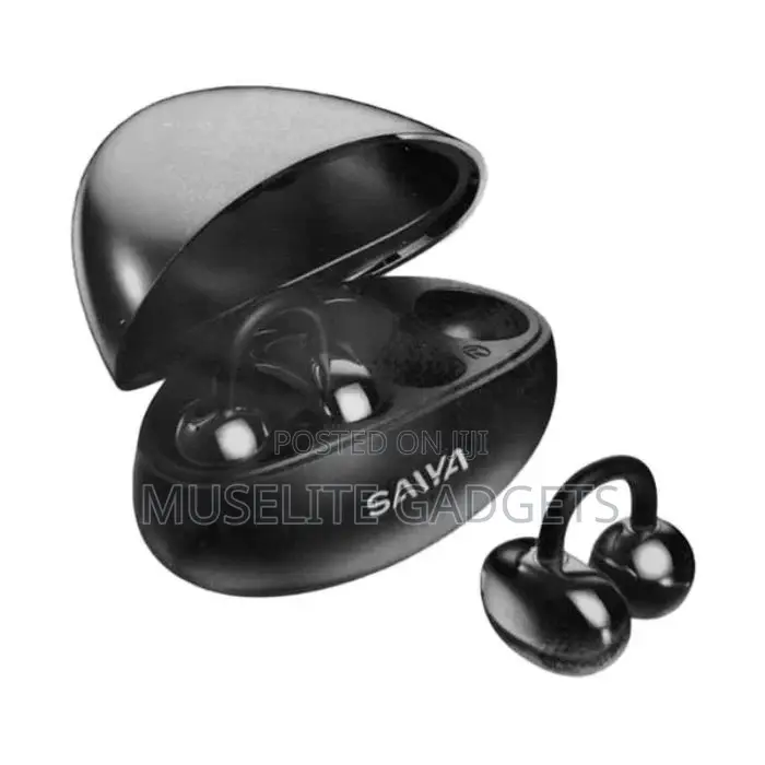 Saiya Aeroclip Open Ear Wireless Earbuds - Comfortable Secure Fit