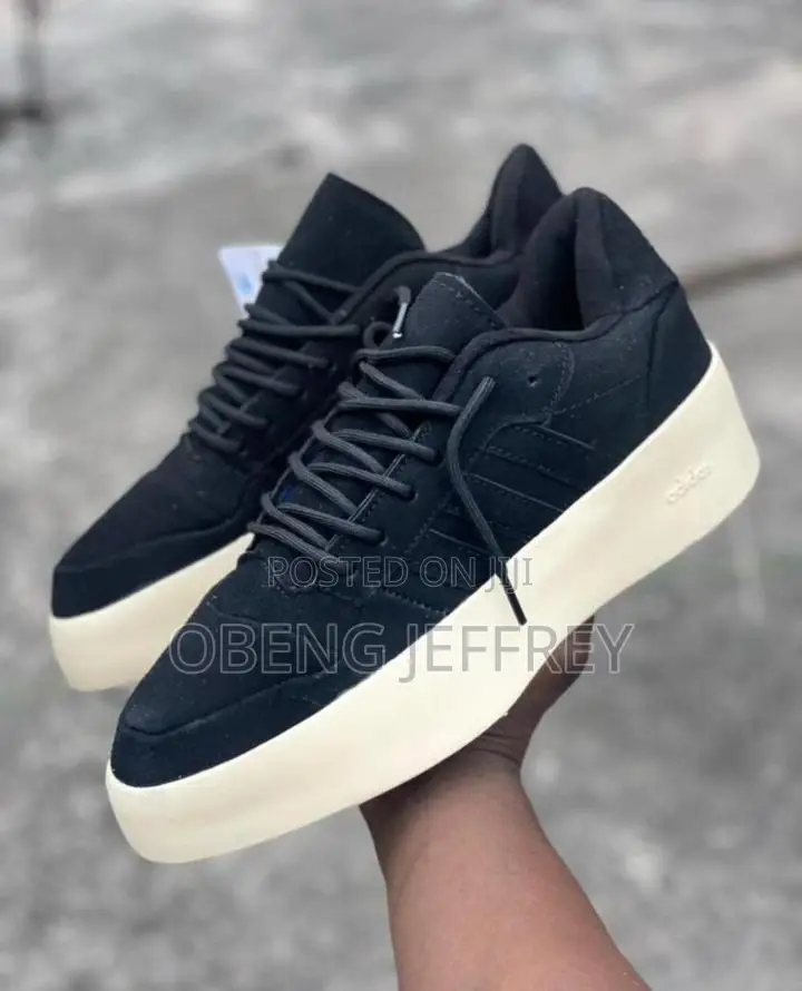 Original Adidas Fear of God Low Core Black