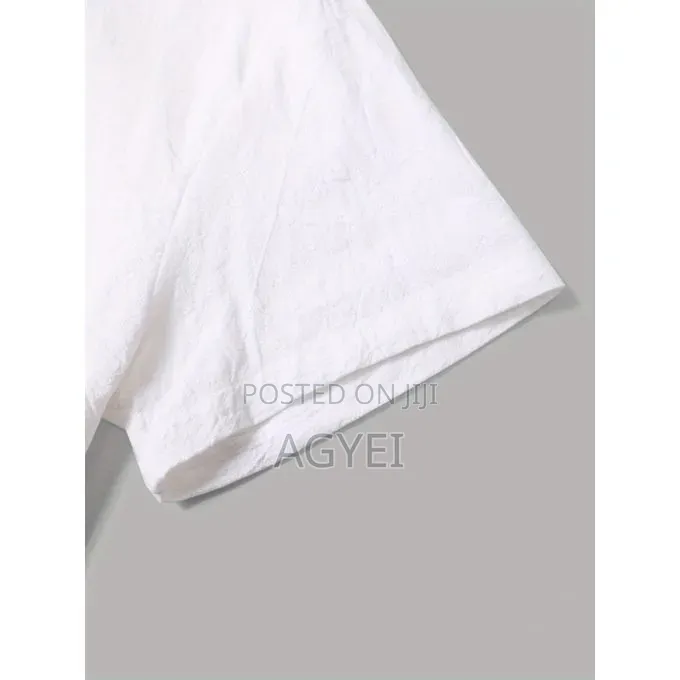 Men’S Cotton Shirt Shorts Set – Casual 2-Piece Outfit