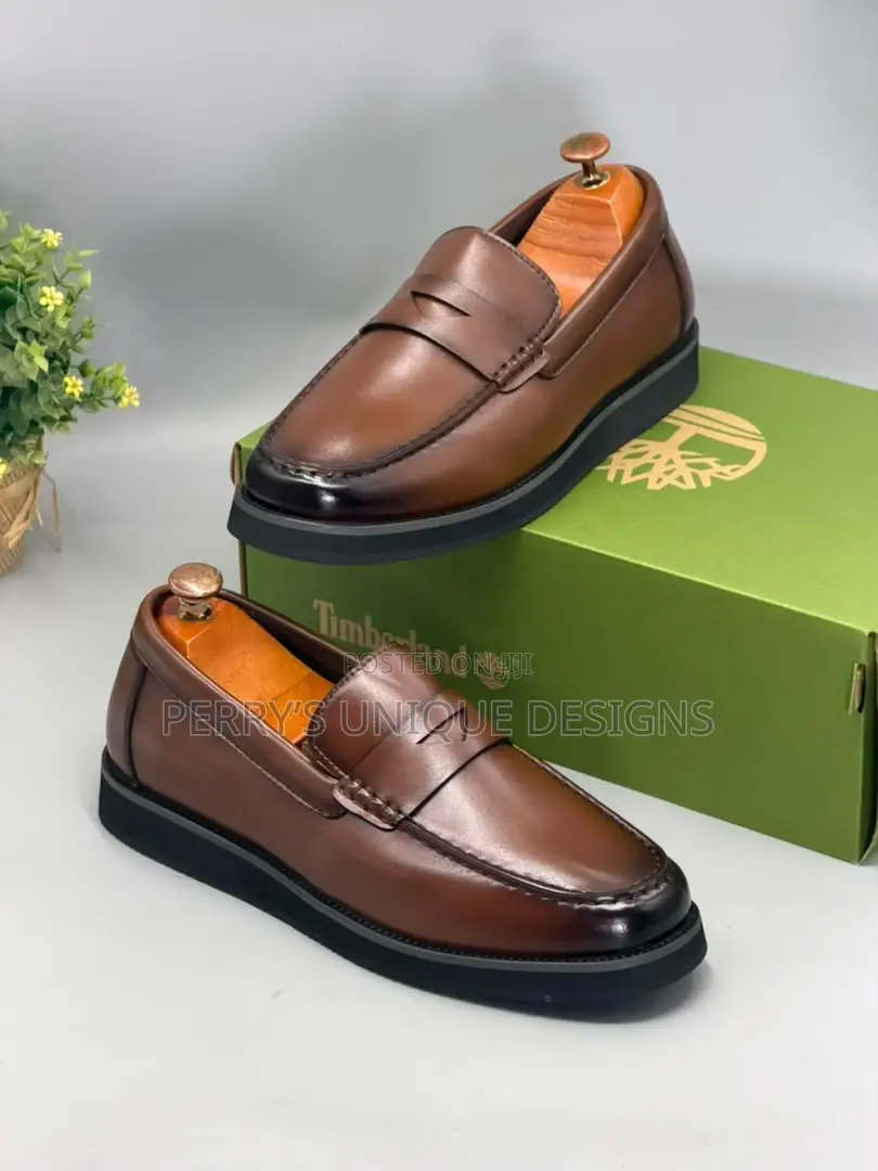 Timberland Coffee Brown Loafers – Premium Executive Collection