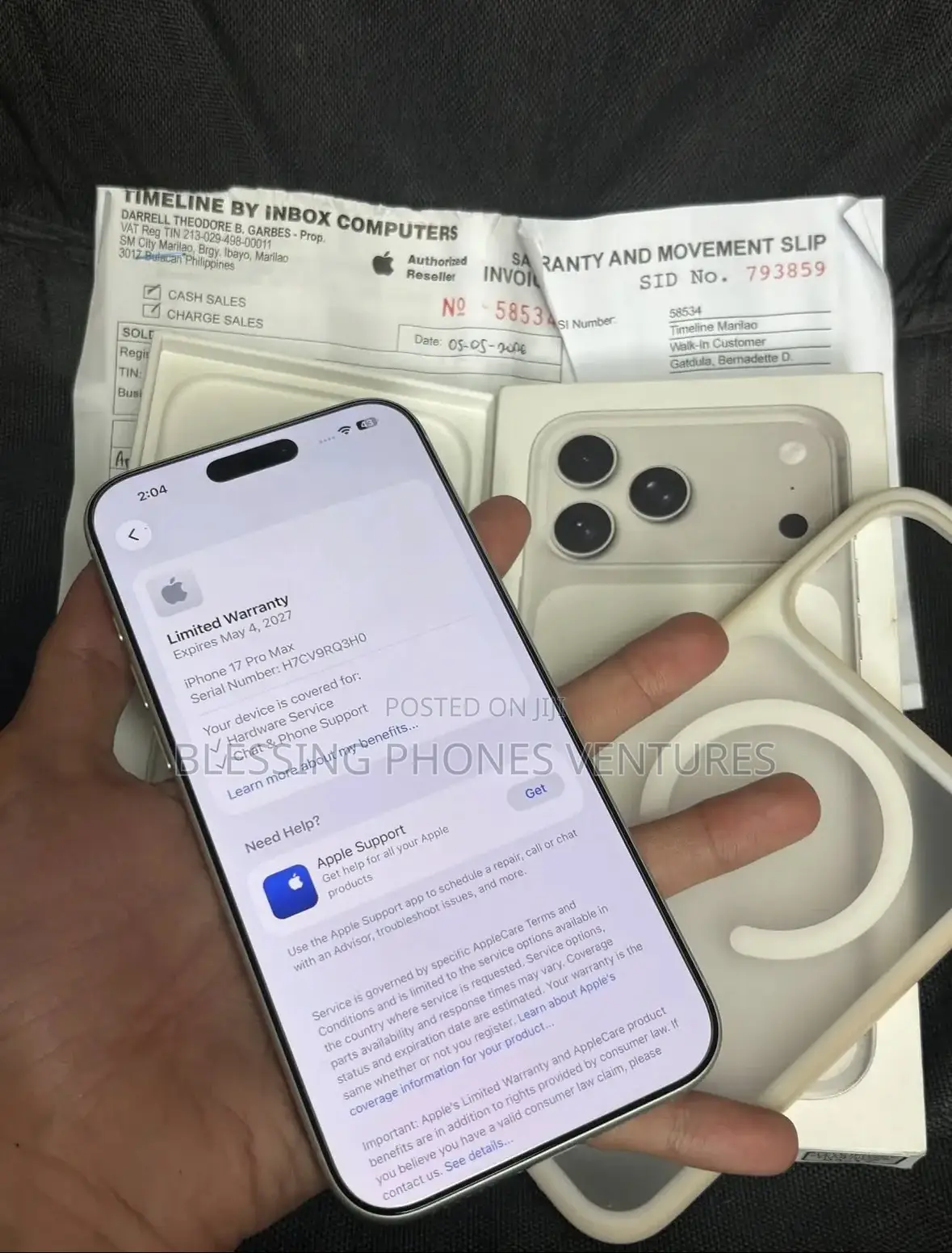Apple iPhone 17 Pro Max 256 GB Silver