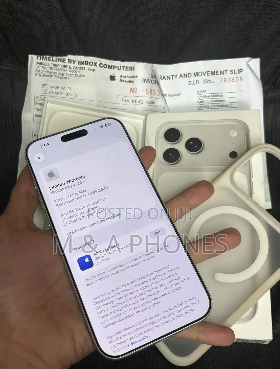 Apple iPhone 17 Pro Max 256 GB Silver