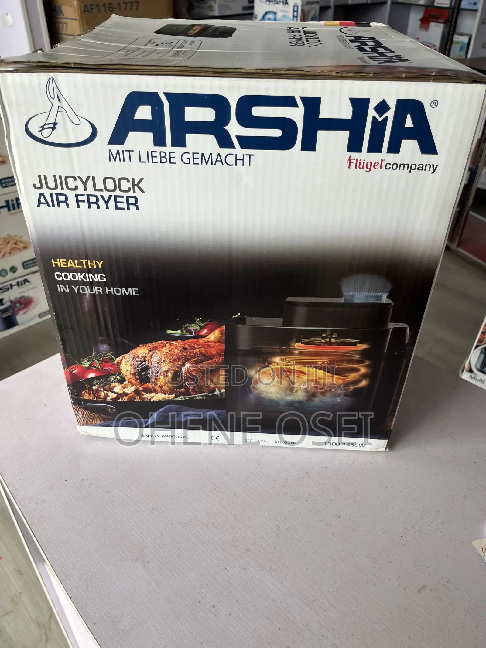 Arshia Juicylock Air Fryer 7.3l (1450w) – Smart Digital
