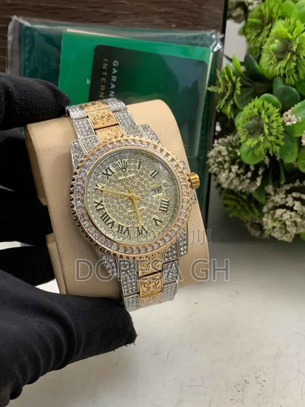 Iced Rolex Watch for Men – Bold Statement Timepiece