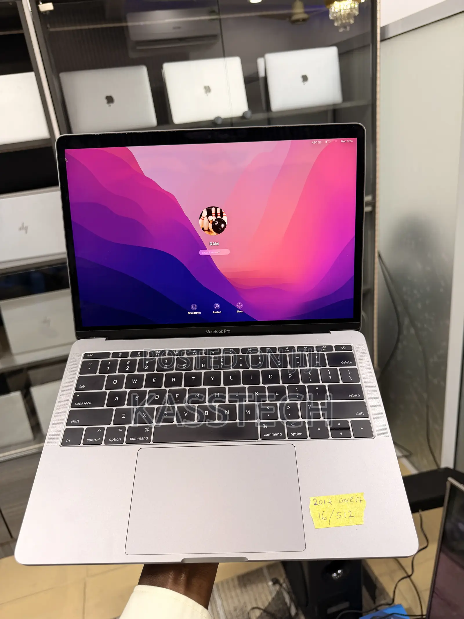 Laptop Apple MacBook 2017 16GB Intel Core i7 SSD 512GB