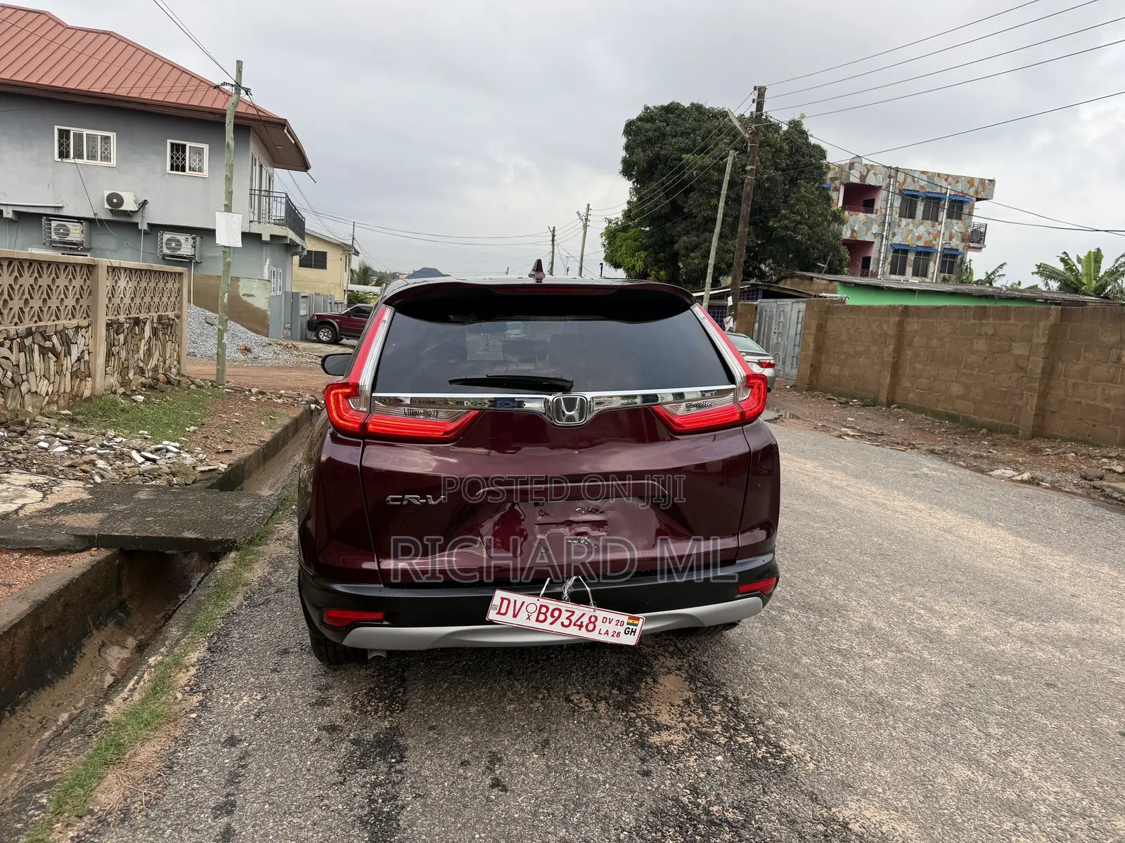 Honda CR-V EX-L FWD 2019 Burgundy