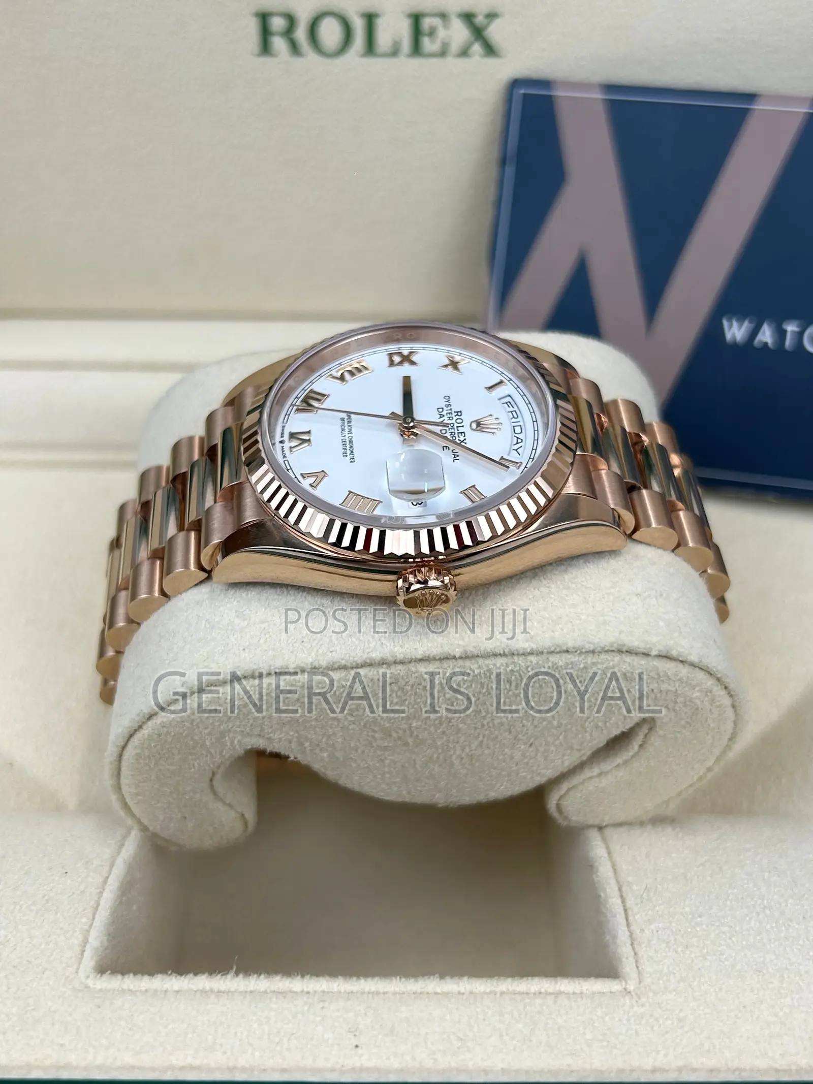 Rolex Day-Date - Rose Gold Automatic Movement Watch