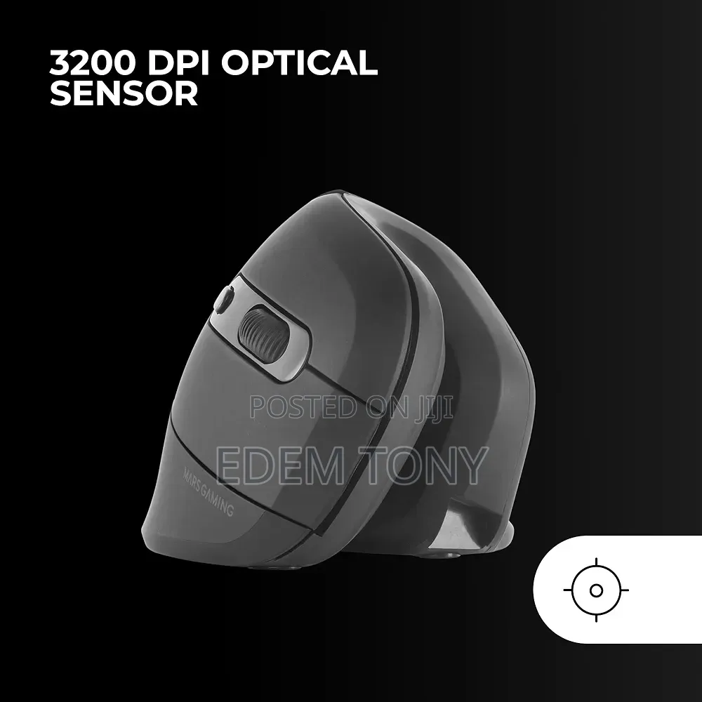 Ergonomic Vertical Wireless Mouse,