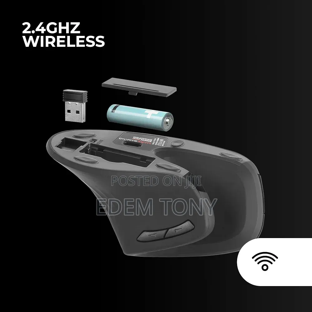Ergonomic Vertical Wireless Mouse,