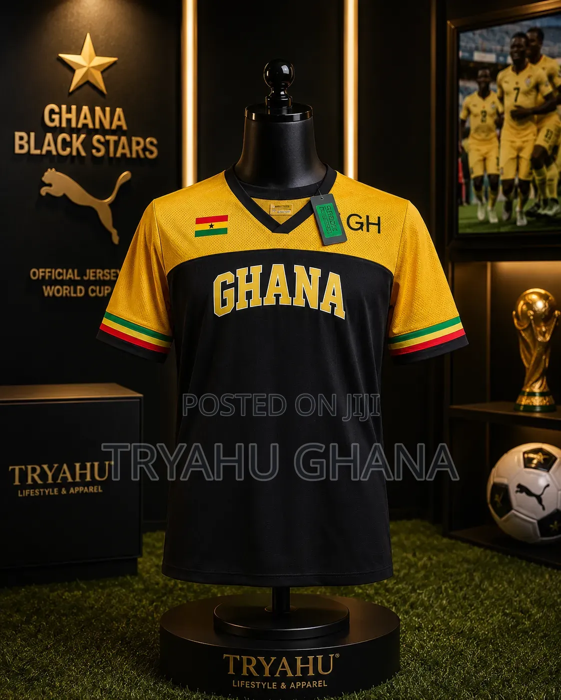 Ghana Black Stars World Cup Jersey 2026 – Fast Delivery-Tryahu