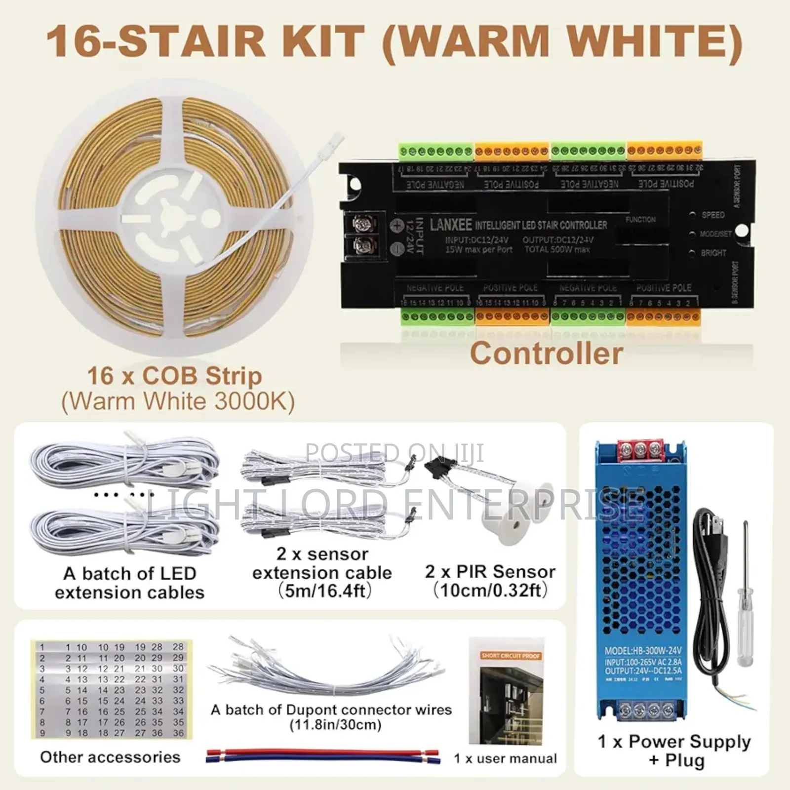 Full Set Staircase Light Controller