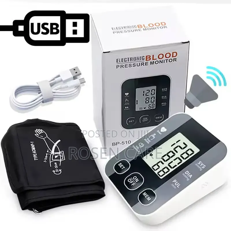 Digital Blood Pressure Monitor Sphygmomanometer Bp Machine