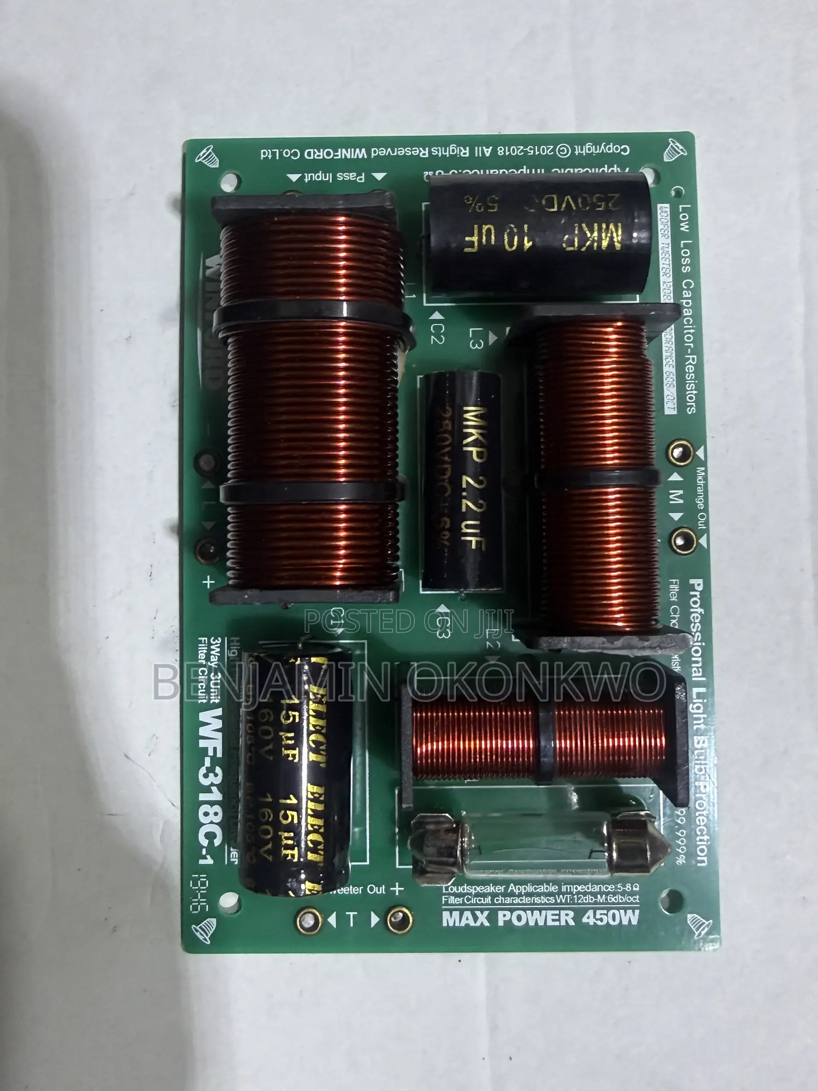 3 Ways Crossover for Speaker