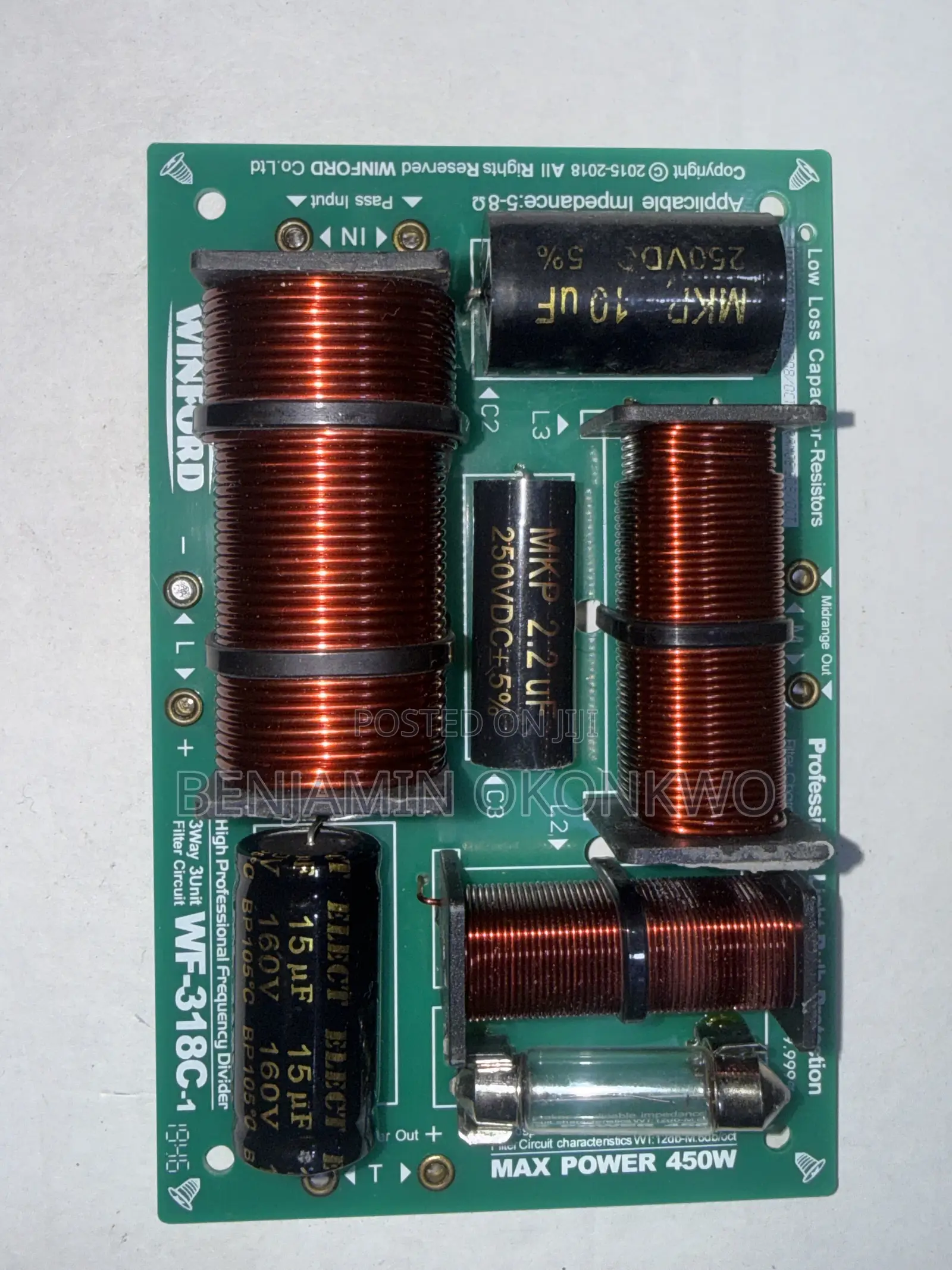 3 Ways Crossover for Speaker