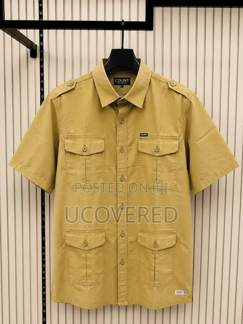 Count Branded Men's Casual Short-Sleeve Shirts