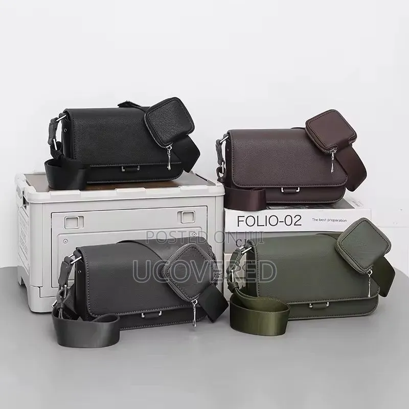 Folio-02 Textured Crossbody Bags