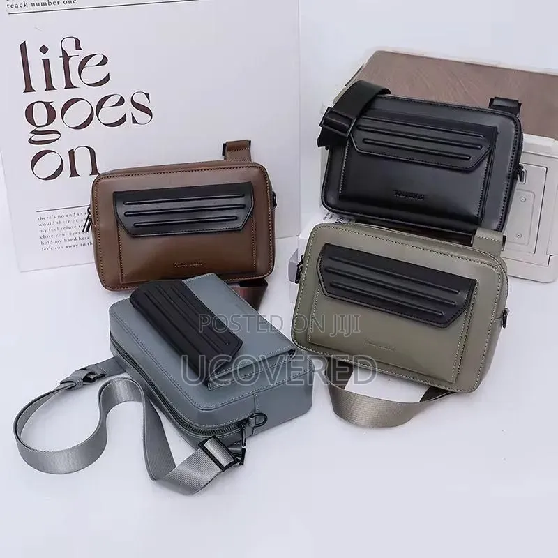 Folio-02 Textured Crossbody Bags