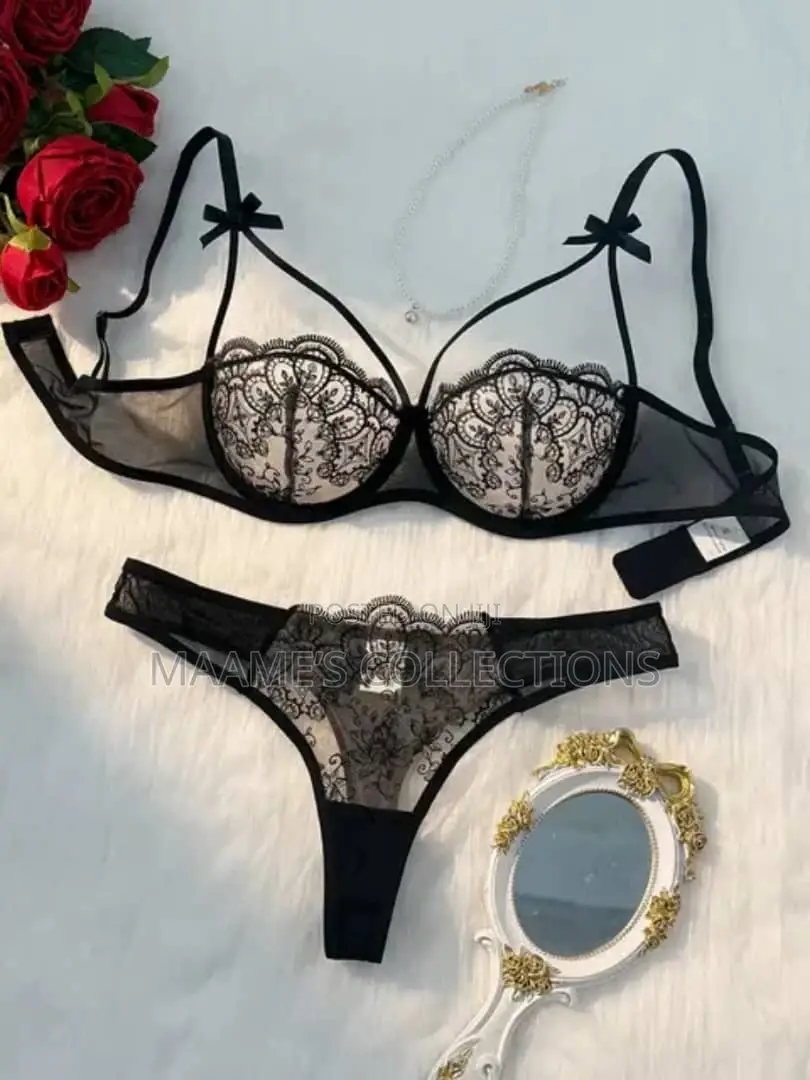 Sexy Lingerie for Women Seamless Lace Bra and Panty Set
