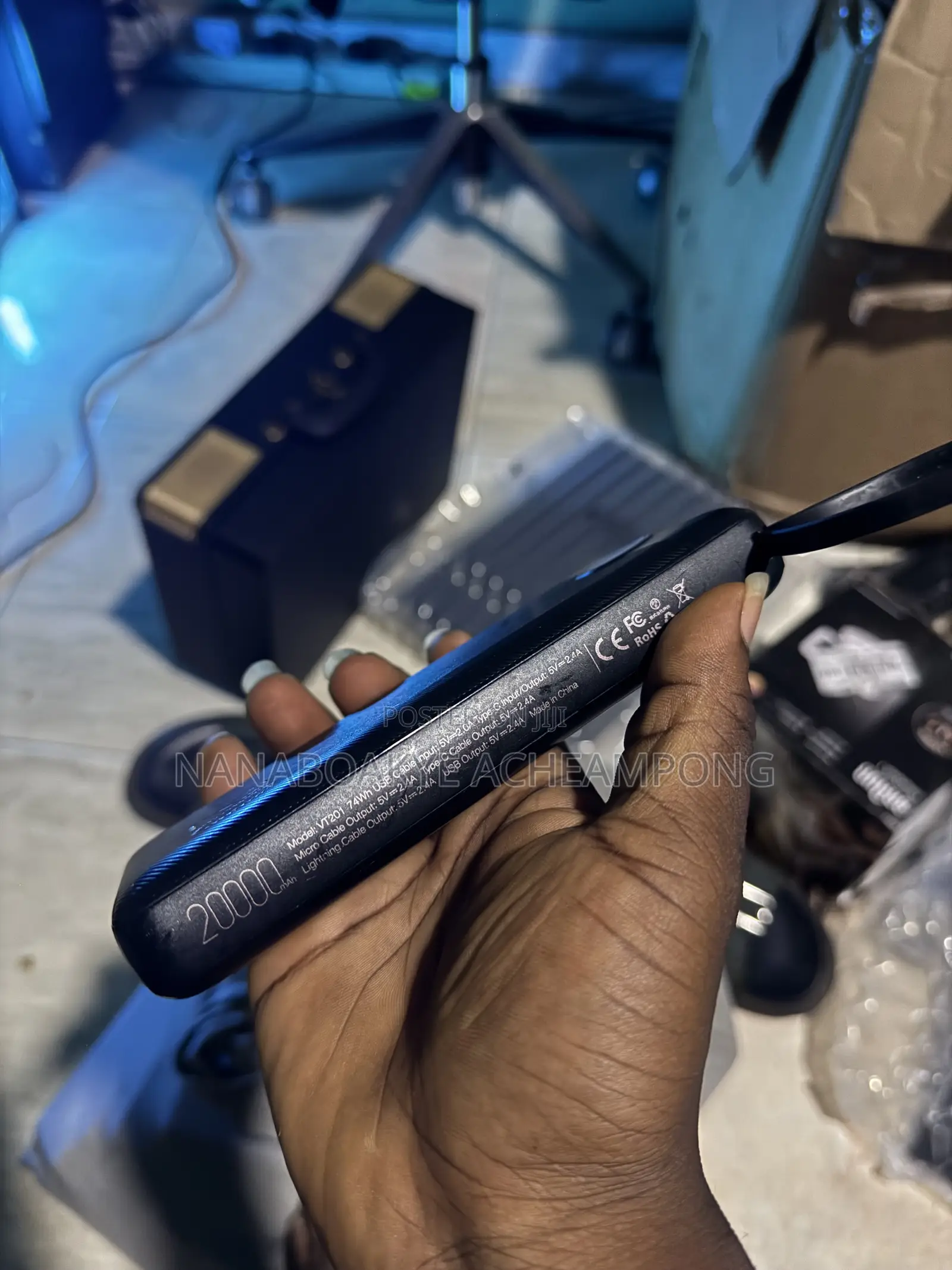 Power Bank With Cables