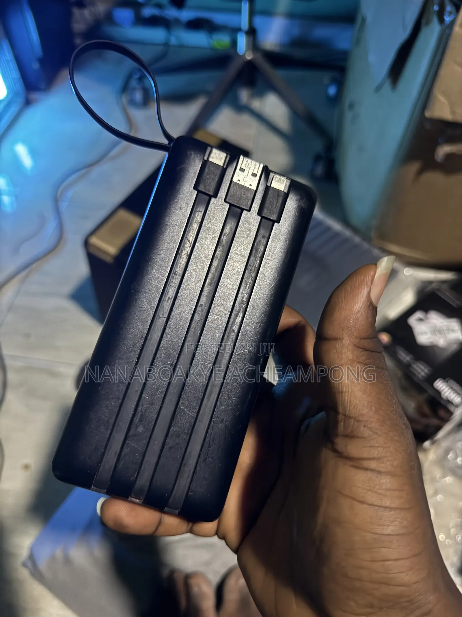 Power Bank With Cables