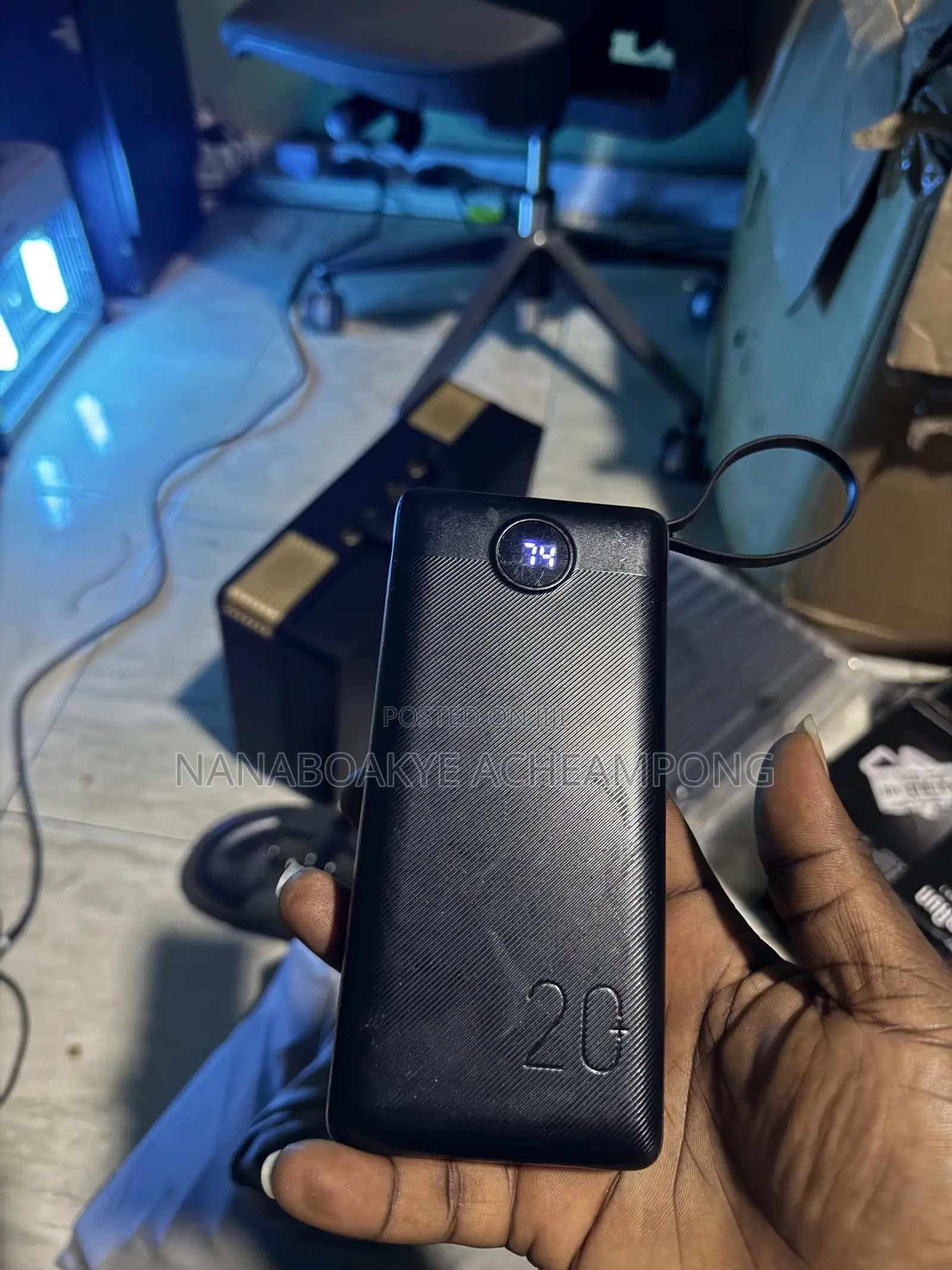 Power Bank With Cables