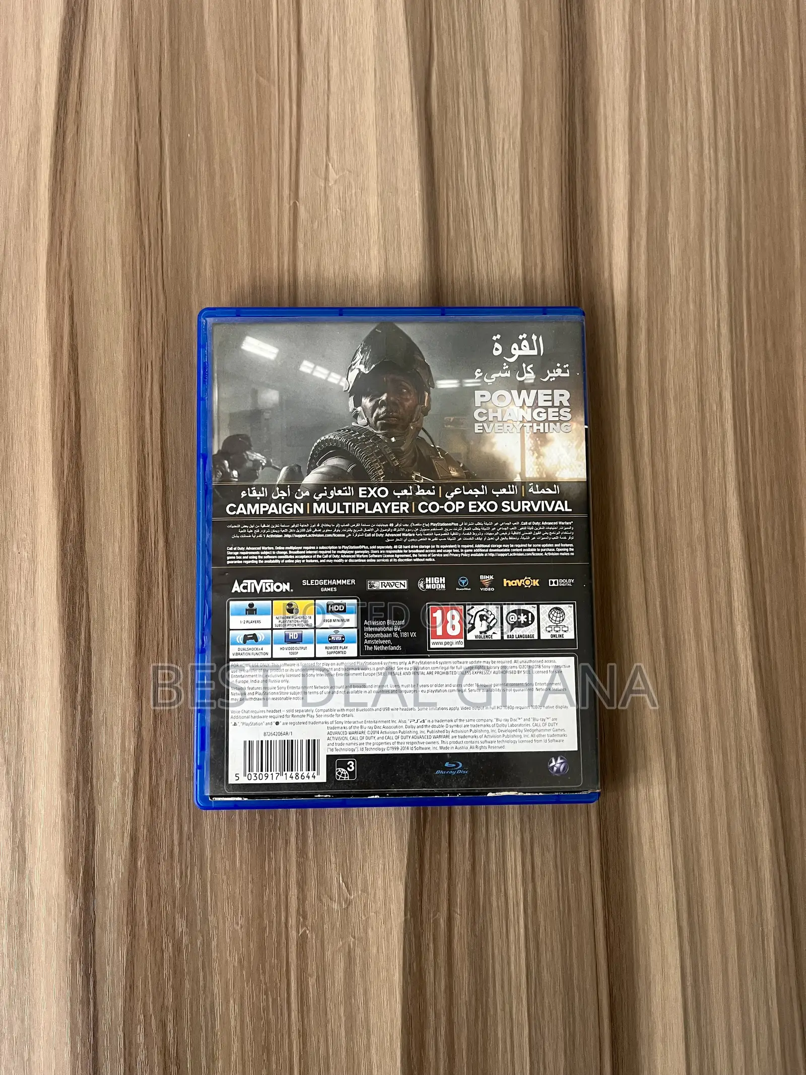Call of Duty Advance Warfare Ps4 Cd