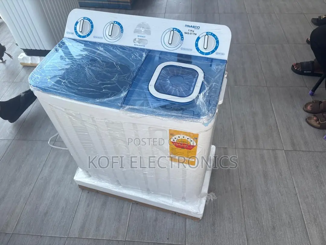 Nasco 7kg Laundry Washer Compact Design, Big Performance