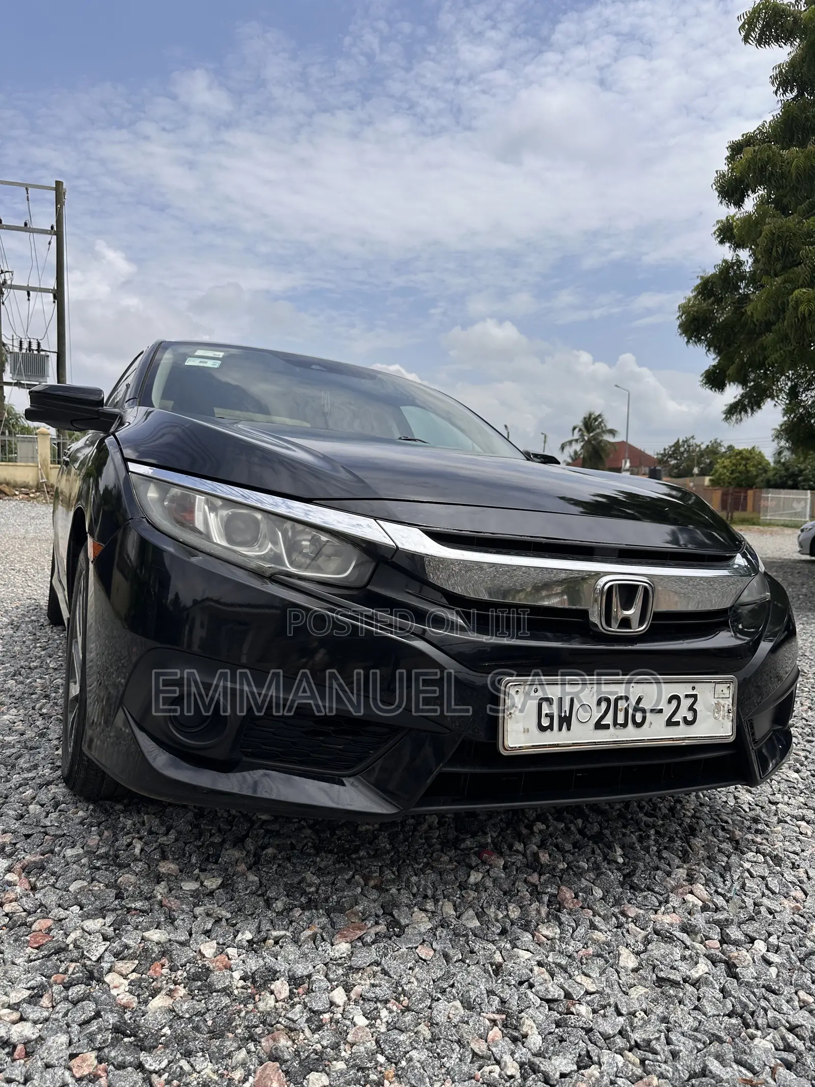 Honda Civic EX-L Sedan 2018 Black