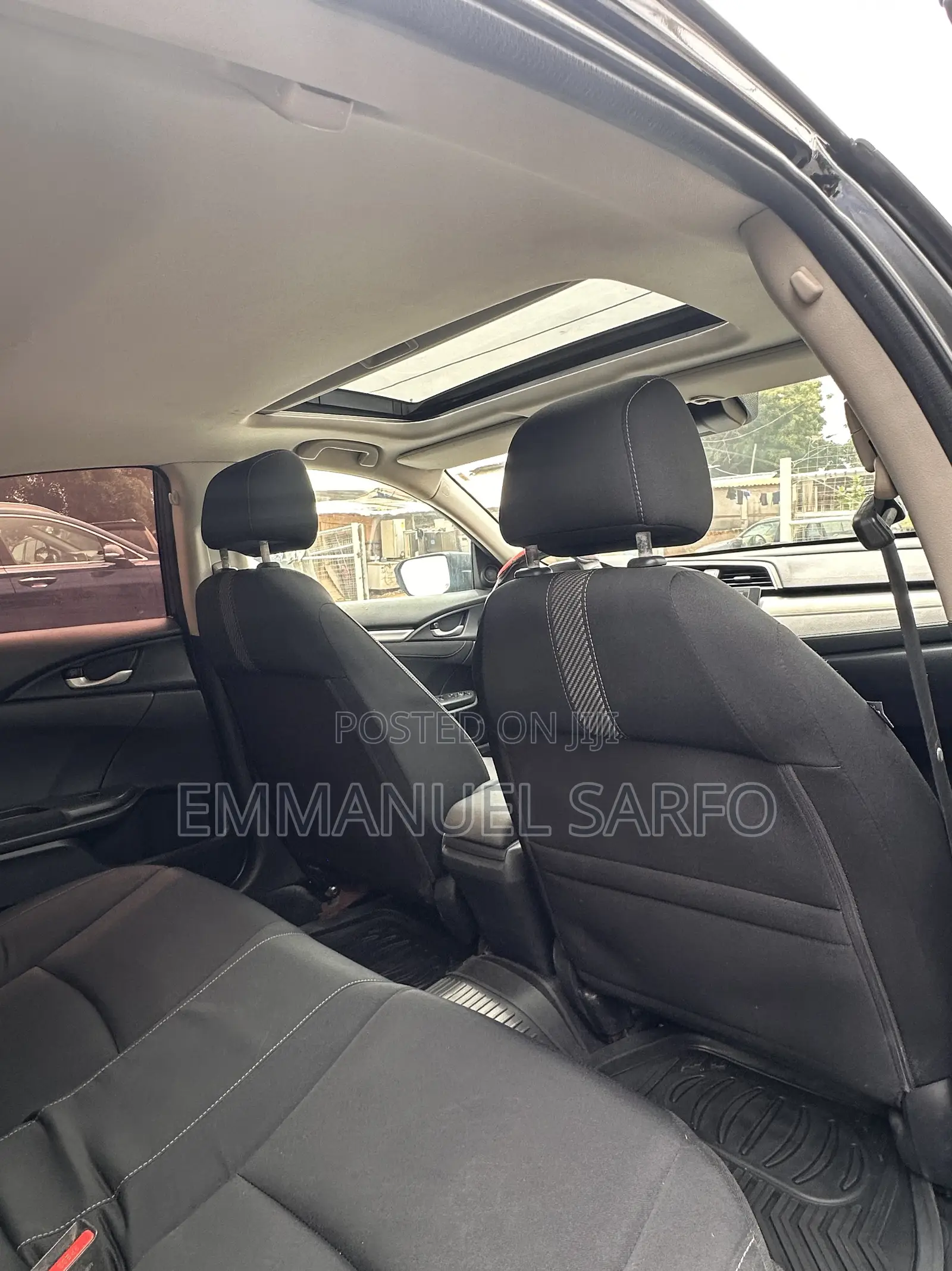 Honda Civic EX-L Sedan 2018 Black